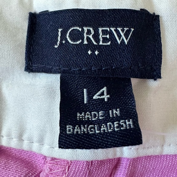 Women’s J.Crew Size 14 Pink 5” Shorts - Picture 5 of 8